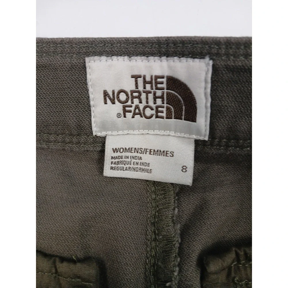 The North Face Pants Womens 8 Olive Green Utility‎ Jogger Elastic Cuff Cotton